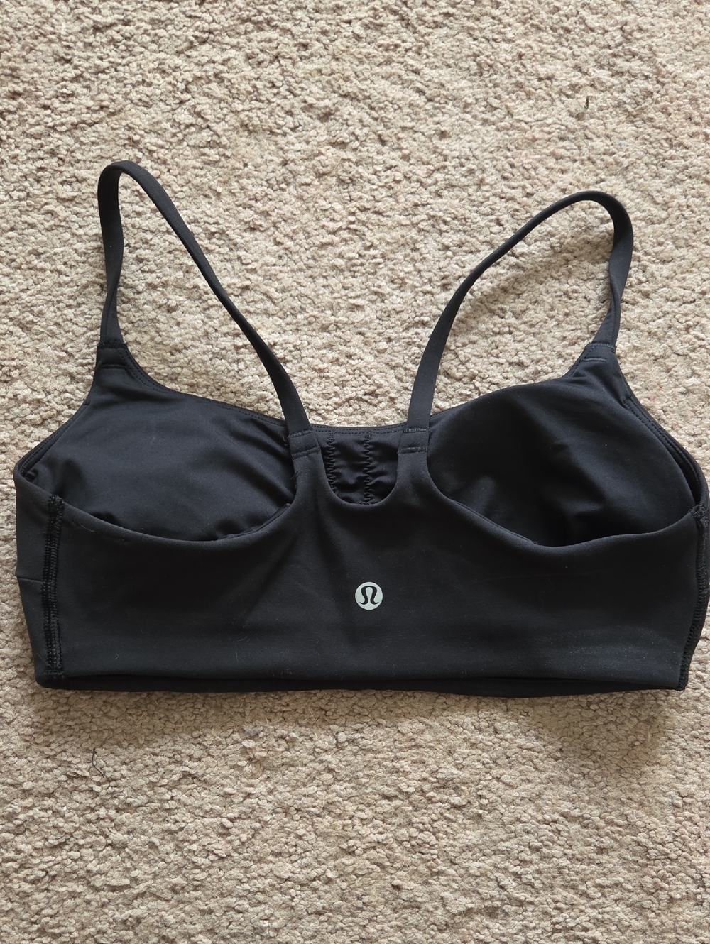 lululemon athletica Black Minimalist Strappy Sports Bra